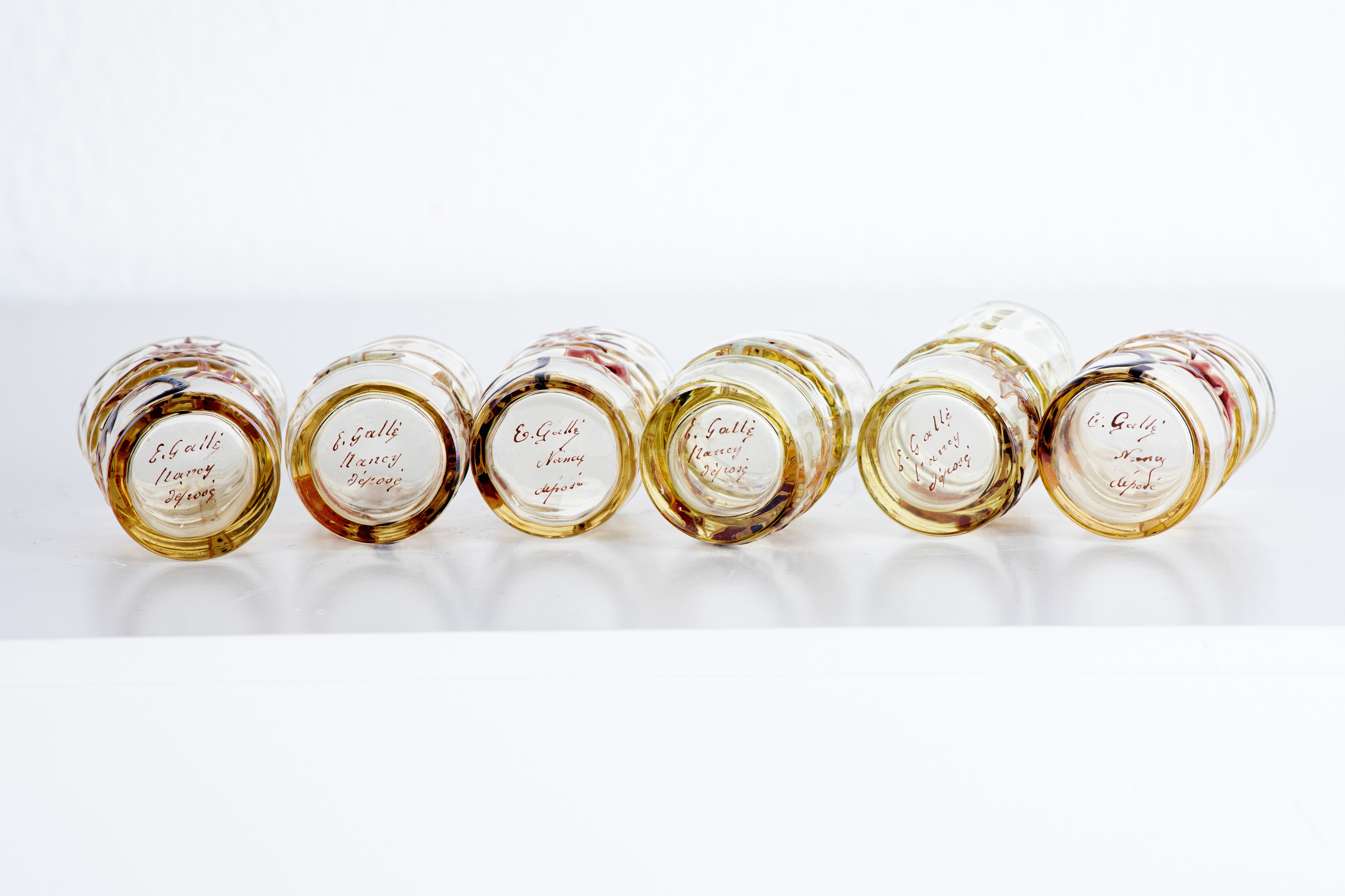 Emile Gallé Glass Set