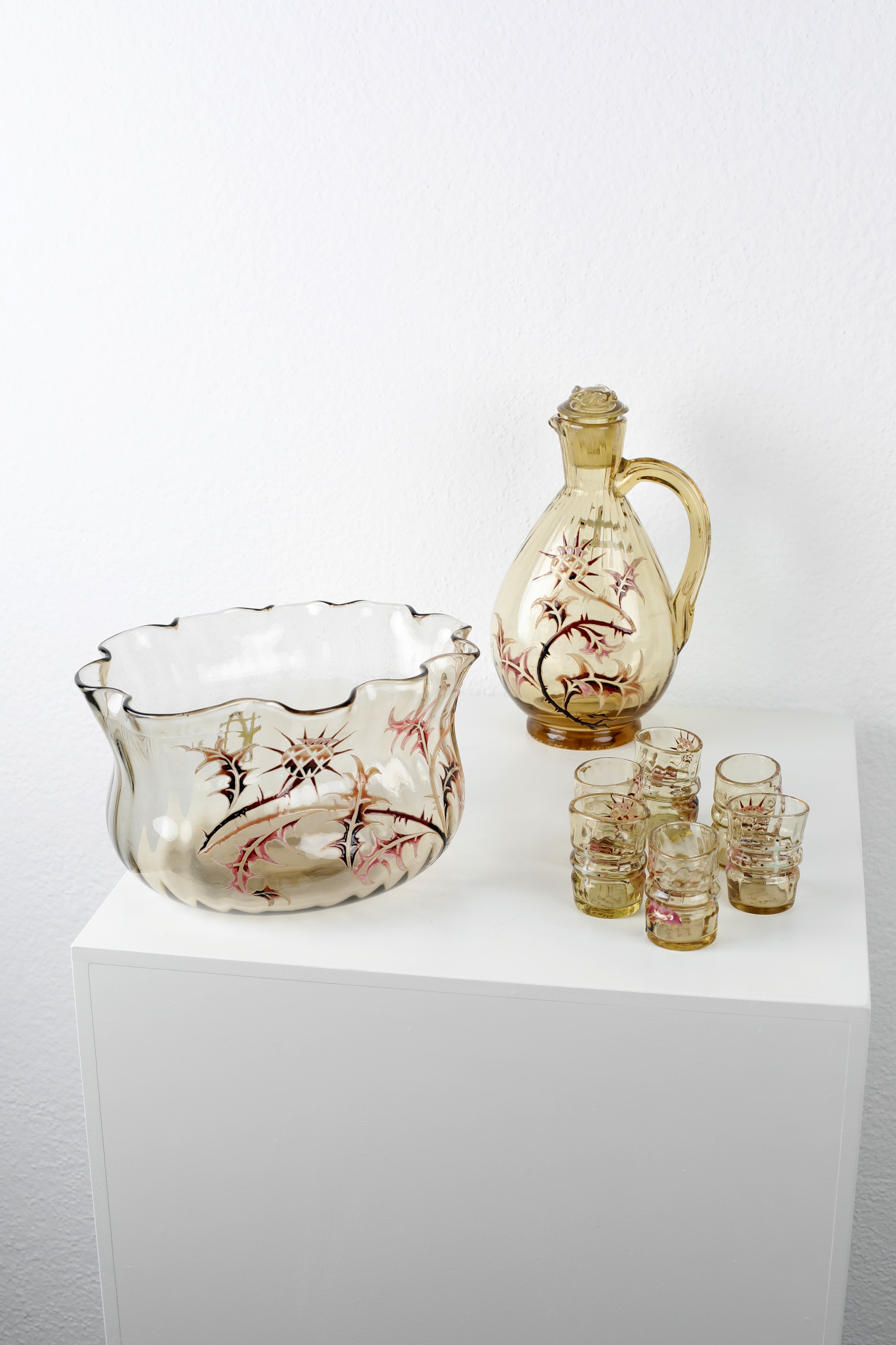 Emile Gallé Glass Set