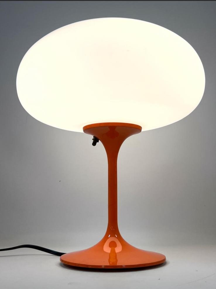 Orange StemLite Mushroom Lamp