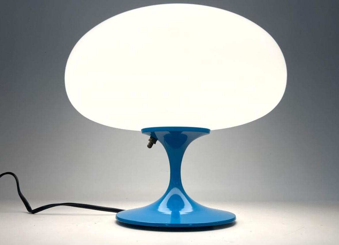 Blue StemLite Mushroom Lamp