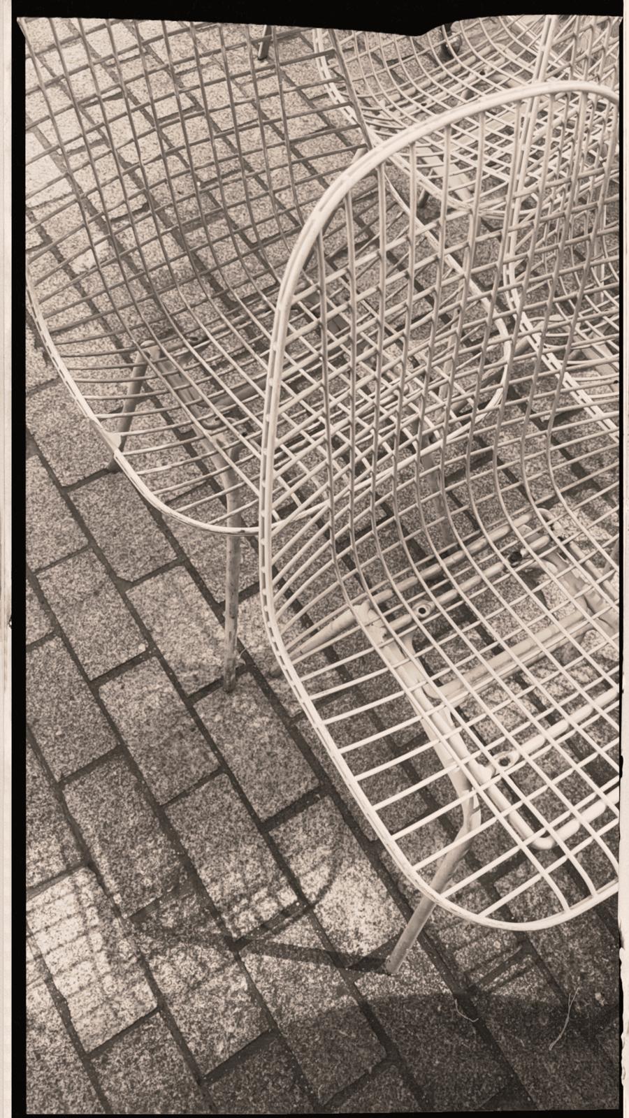 Set of Six “Bikini” Wire Chairs