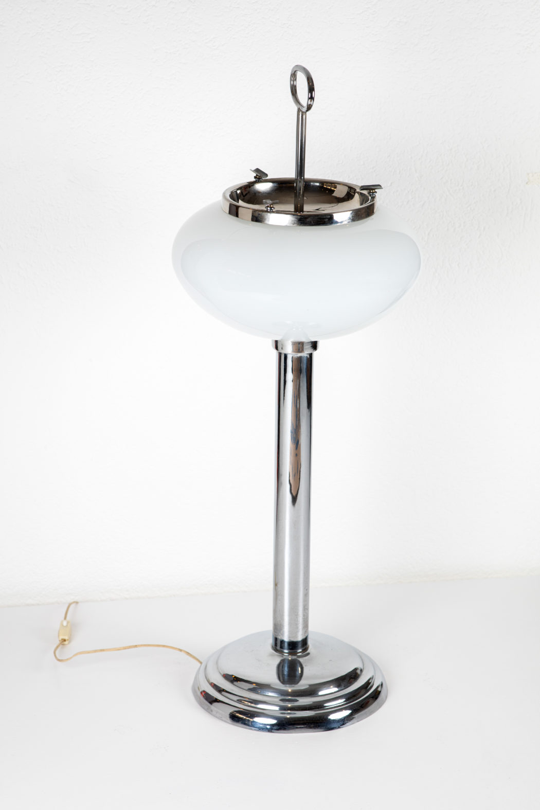 1960s White Ashtray Lamp
